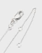 Image 3 of 4: Roberto Coin 18K White Gold Hexagonal Diamond Necklace, 0.75tcw
