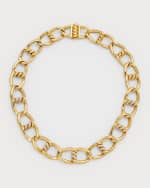 Image 1 of 5: Roberto Coin 18K Cialoma Collar with Diamond Twist