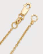 Image 3 of 5: Roberto Coin 18K Yellow Gold Emerald Big Single Station Necklace