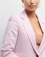 Image 5 of 5: Roberto Coin 18K Yellow Gold Inside Outside Diamond Hoop Earrings