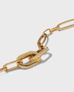 Image 4 of 4: Roberto Coin 18K Yellow Gold Diamond Link Long Necklace, 32"L