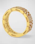 Image 3 of 5: Roberto Coin Love in Verona 18K Yellow Gold Diamond Ring, Size 6.5