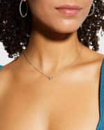 Image 5 of 5: Roberto Coin 18K Gold Single Diamond Bezel Necklace