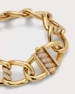 Image 4 of 5: Roberto Coin 18K Cialoma Bracelet with Diamond Twist and Clasp