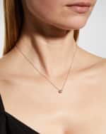 Image 2 of 4: Roberto Coin 18K White Gold Hexagonal Diamond Necklace, 0.85tcw