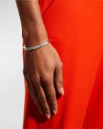 Image 2 of 4: Roberto Coin Pois Moi Luna 18K Diamond Bangle Bracelet