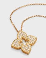 Image 4 of 5: Roberto Coin 18K Yellow Gold Venetian Princess Diamond Pendant Necklace