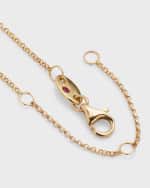 Image 3 of 5: Roberto Coin 18K Yellow Gold Venetian Princess Diamond Pendant Necklace