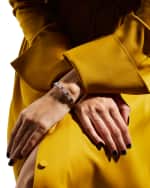 Image 5 of 5: Roberto Coin 18K White Gold Diamond Pave and Ruby Bangle