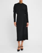 Image 3 of 6: Victoria Beckham Dolman Sleeve Midi Dress