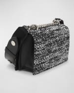Image 4 of 6: Alexander McQueen Mini Jewel Raffia Crossbody Bag