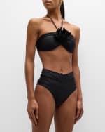Image 6 of 9: Ramy Brook Ellen Flower Bikini Top