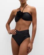 Image 9 of 9: Ramy Brook Ellen Flower Bikini Top