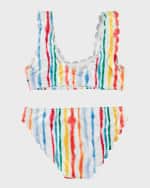 Image 6 of 6: Molo Girl's Nolina Scallop-Trim Bikini, Size 3T-6
