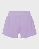 Image 4 of 4: Molo Girl's Nicci Smocked Swim Shorts, Size 3T-6