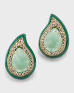 Image 1 of 5: Tai Teardrop Stud Earrings