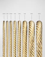 Image 3 of 4: David Yurman 18k Buckle Bracelet w/ Rubies & Diamonds, 7mm, Large