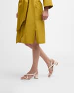 Image 2 of 6: Stuart Weitzman Oasis Maui Leather Slingback Sandals