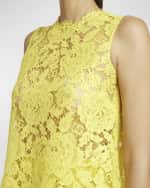 Image 6 of 7: Dolce&Gabbana Floral Lace Sleeveless Top