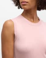 Image 6 of 6: Dolce&Gabbana Twinset Shell Silk Viscose Knit Tank Top