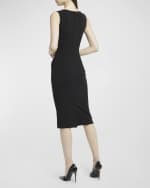 Image 3 of 6: Dolce&Gabbana Sleeveless Jersey Midi Dress