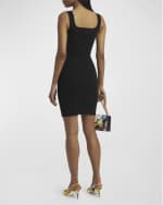 Image 3 of 6: Dolce&Gabbana Jersey Scoop-Neck Mini Dress