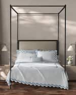 Image 3 of 3: Matouk Mirasol Matelasse King Coverlet