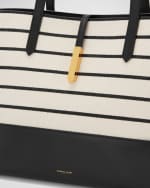 Image 3 of 6: DeMellier Tokyo Leather Tote Bag