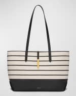 Image 1 of 6: DeMellier Tokyo Leather Tote Bag