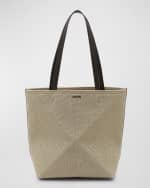 Image 1 of 6: Loewe Puzzle Fold Medium Tote Bag in Canvas