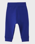 Image 2 of 2: Burberry Boy's Sidney EKD Logo Jogger Pants, Size 12M-2