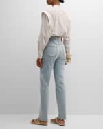 Image 3 of 6: Salon 1884 Lars High-Rise Slim-Leg Boyfriend Jeans