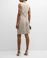 Image 3 of 6: Salon 1884 Lenka Check Double-Pleated Bermuda Shorts