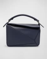 Image 1 of 6: Loewe Small Puzzle Leather Top-Handle Bag