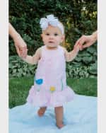 Image 5 of 5: Florence Eiseman Girl's Golf Club Seersucker Dress, Size 2-6