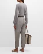 Image 3 of 6: Brunello Cucinelli Monili-Trim Crewneck Rib Sweater