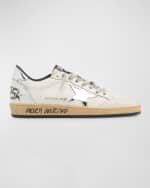 Image 1 of 6: Golden Goose Men's Ball Star Leather Low-Top Sneakers