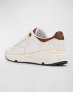 Image 3 of 6: Golden Goose Men's Running Sole Textile and Leather Runner Sneakers
