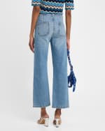 Image 3 of 3: Ramy Brook Zoey High-Rise Straight-Leg Jeans