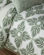 Image 1 of 2: John Robshaw Dasati Dark Sage King Duvet Cover