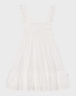 Image 1 of 5: Molo Girl's Ceelos Embroidered Dress, Size 7-14