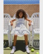 Image 5 of 5: Molo Girl's Ceelos Embroidered Dress, Size 7-14