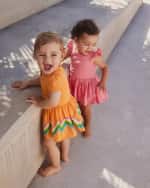 Image 3 of 4: Molo Girl's Cimi Dress, Size 6M-2T