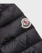 Image 3 of 4: Moncler Girl's Kaukura Nylon Down Jacket, Size 8-14
