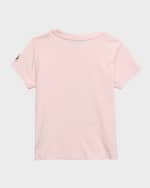 Image 2 of 8: Moncler Girl's Bear Playing Tennis T-Shirt, Size 8-14