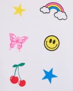 Image 3 of 3: Flowers by Zoe Girl's Multi Icon 3-Row Design Pullover, Size S-XL