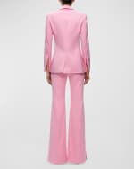 Image 3 of 6: Alice + Olivia Macey Fitted Single-Breasted Blazer