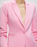 Image 5 of 6: Alice + Olivia Macey Fitted Single-Breasted Blazer