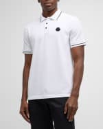Image 3 of 6: Moncler Men's Tipped Polo Shirt