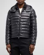 Image 3 of 6: Moncler Men's Lauros Quilted Hooded Down Jacket